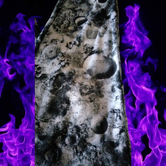 CARBON Mens L MOON JOGGERS BLACK & WHITE PANTS bottoms - Picture 5 of 15